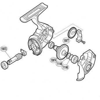 Запчасть для катушки SHIMANO DRIVE GEAR ведущая шестерня